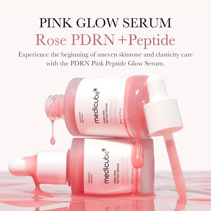 Pdrn pink peptide serum, pink glow serum