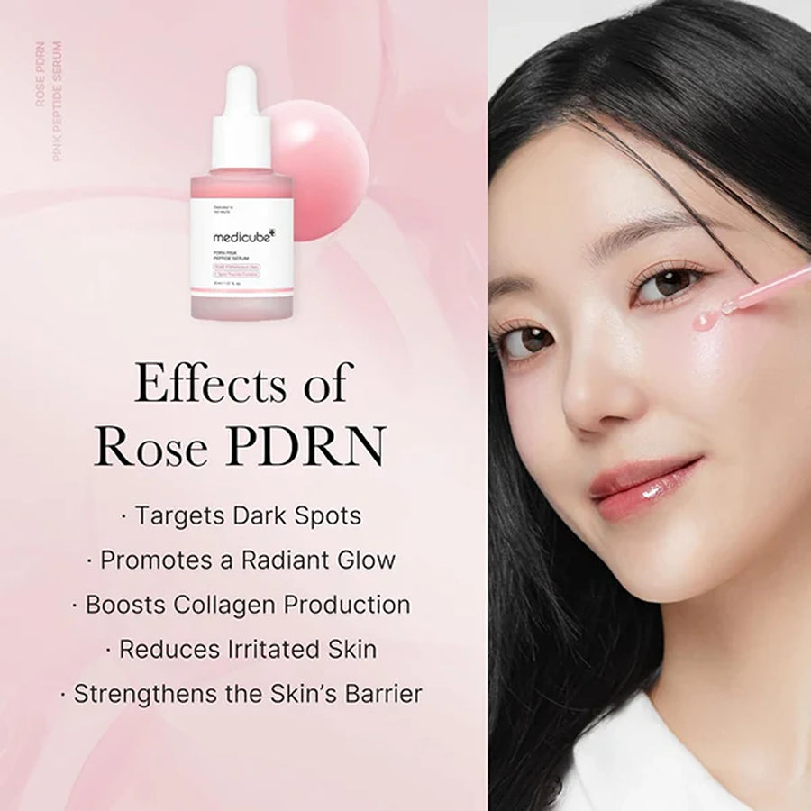 Pdrn pink peptide serum, pink glow serum