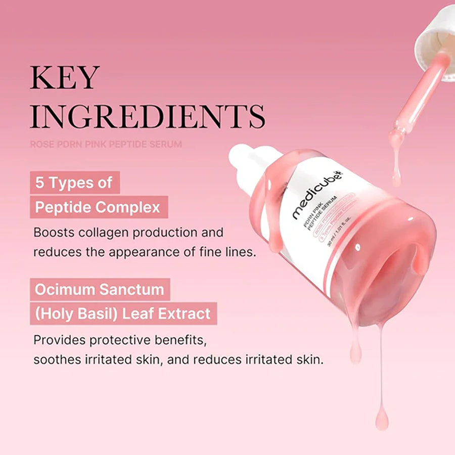 Pdrn pink peptide serum, pink glow serum