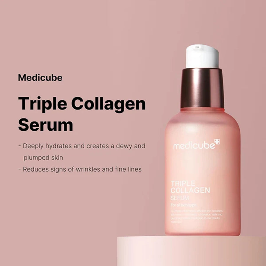 Triple collagen serum