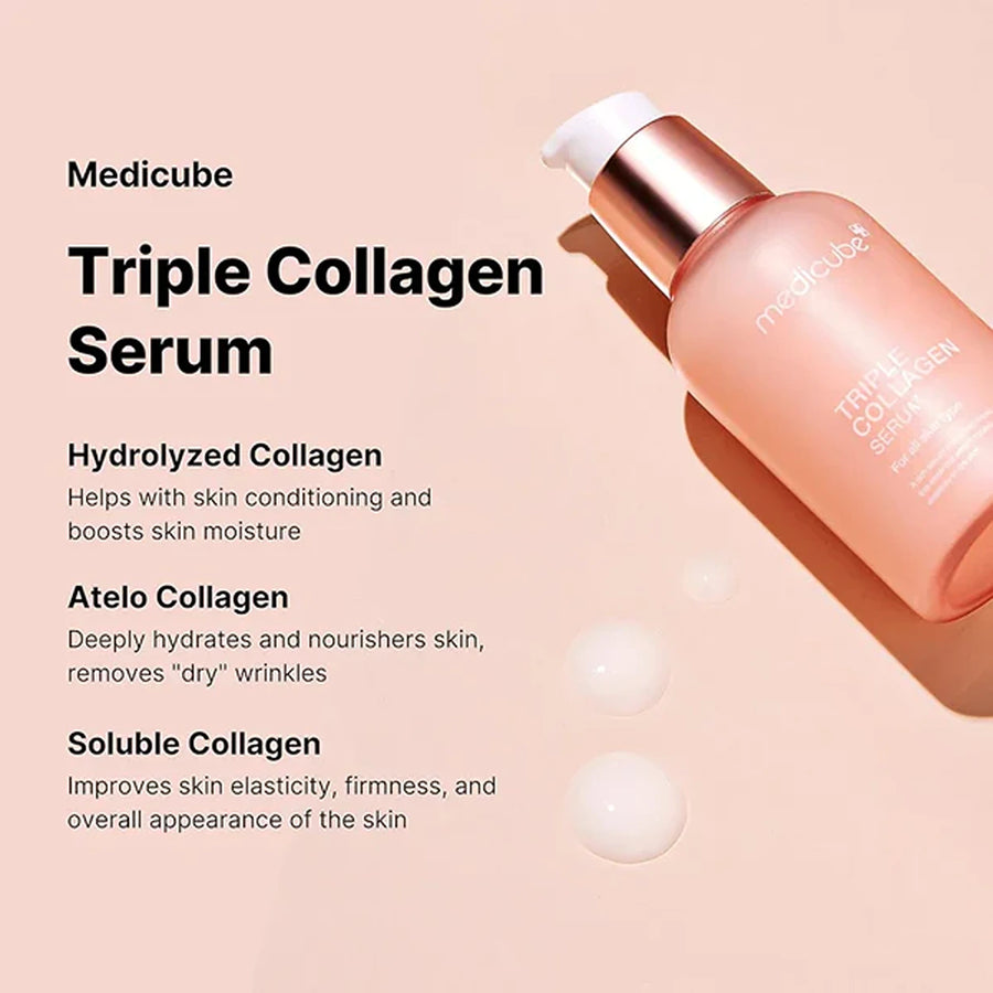 Triple collagen serum