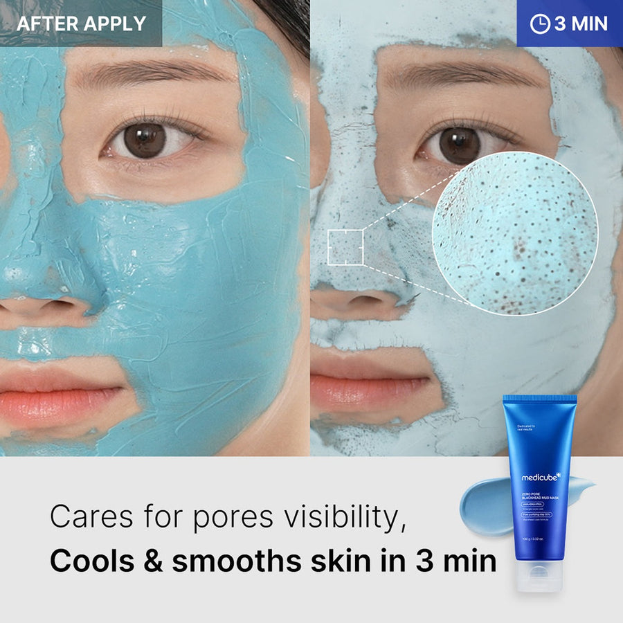 Zero pore blackhead mud mask