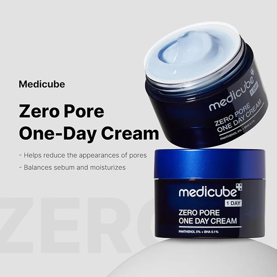 Zero pore one-day cream
