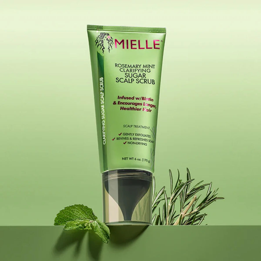 Rosemary mint clarifying sugar scalp scrub