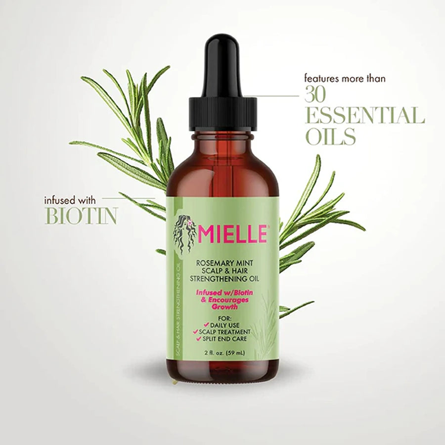 Rosemary mint scalp & hair strengthening oil