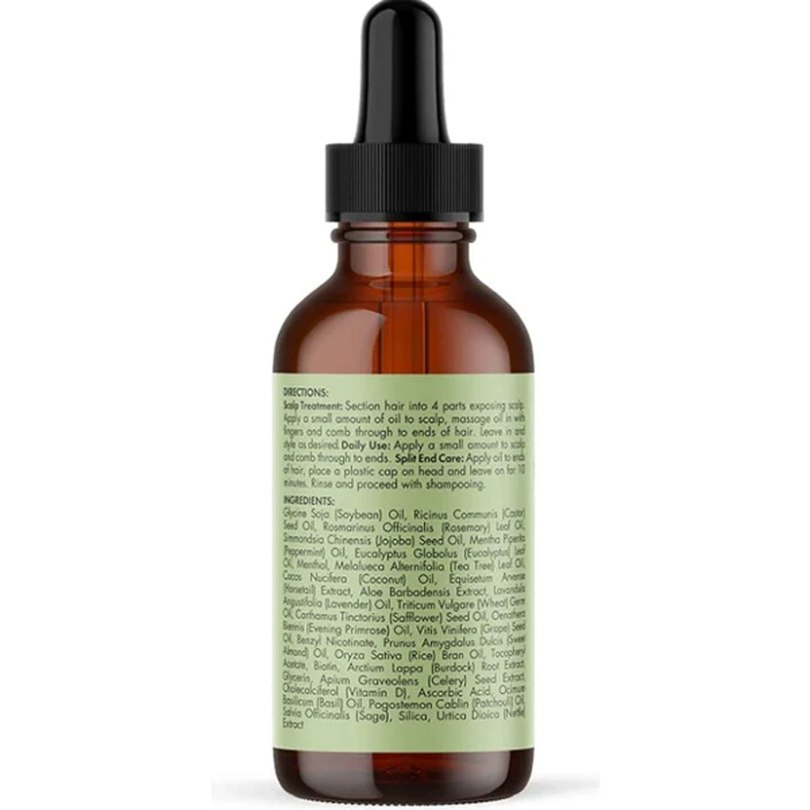 Rosemary mint scalp & hair strengthening oil