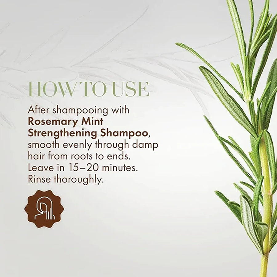 Rosemary mint strengthening hair masque