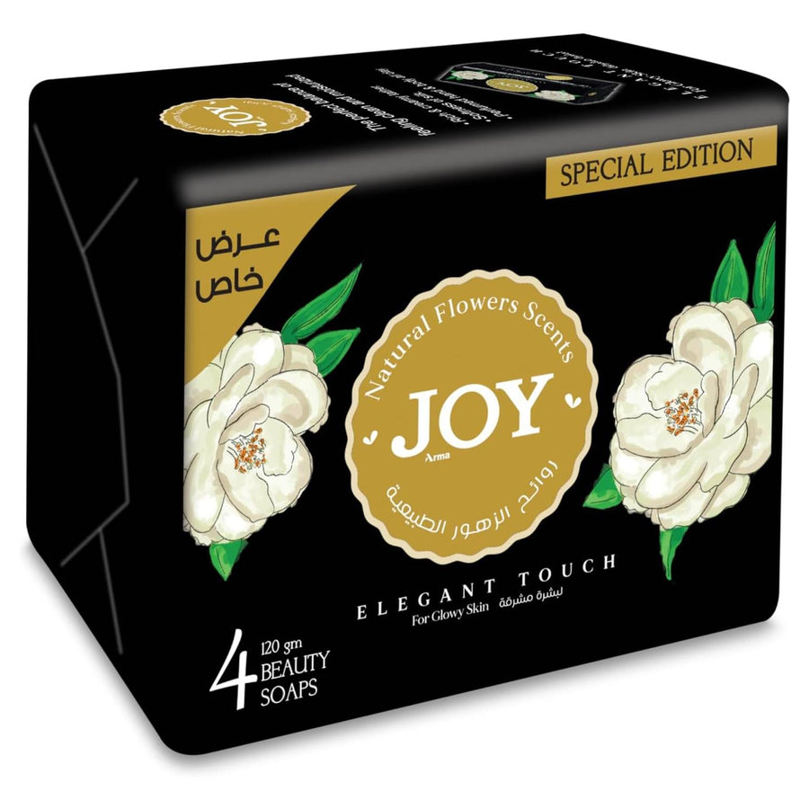 JOY SOAP 120gm Bundle - Pack of 4, Magical Touch (Scent and color may vary)