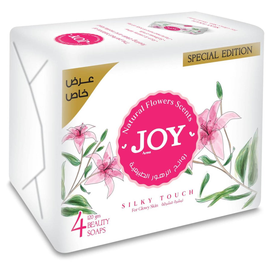 JOY SOAP 120gm Bundle - Pack of 4, Magical Touch (Scent and color may vary)