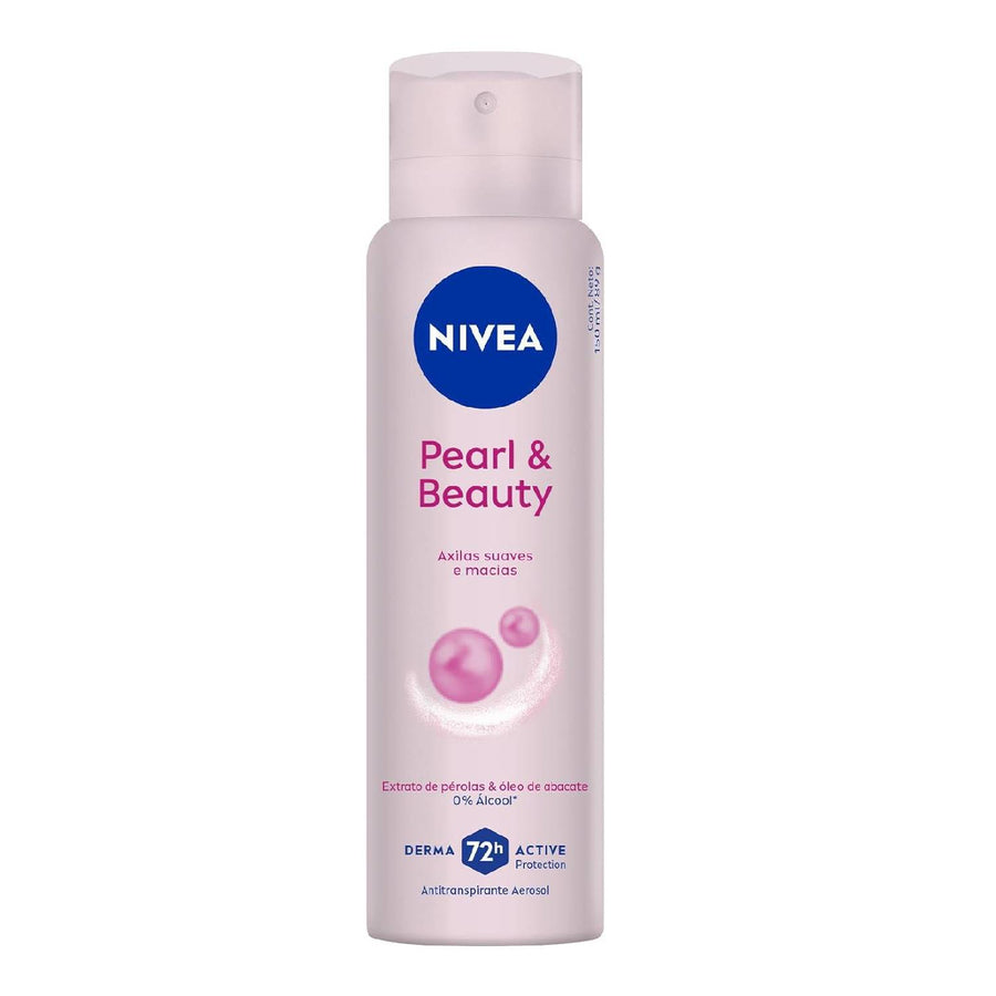 NIVEA Antiperspirant Spray for Women, Pearl & Beauty Pearl Extracts, 150ml