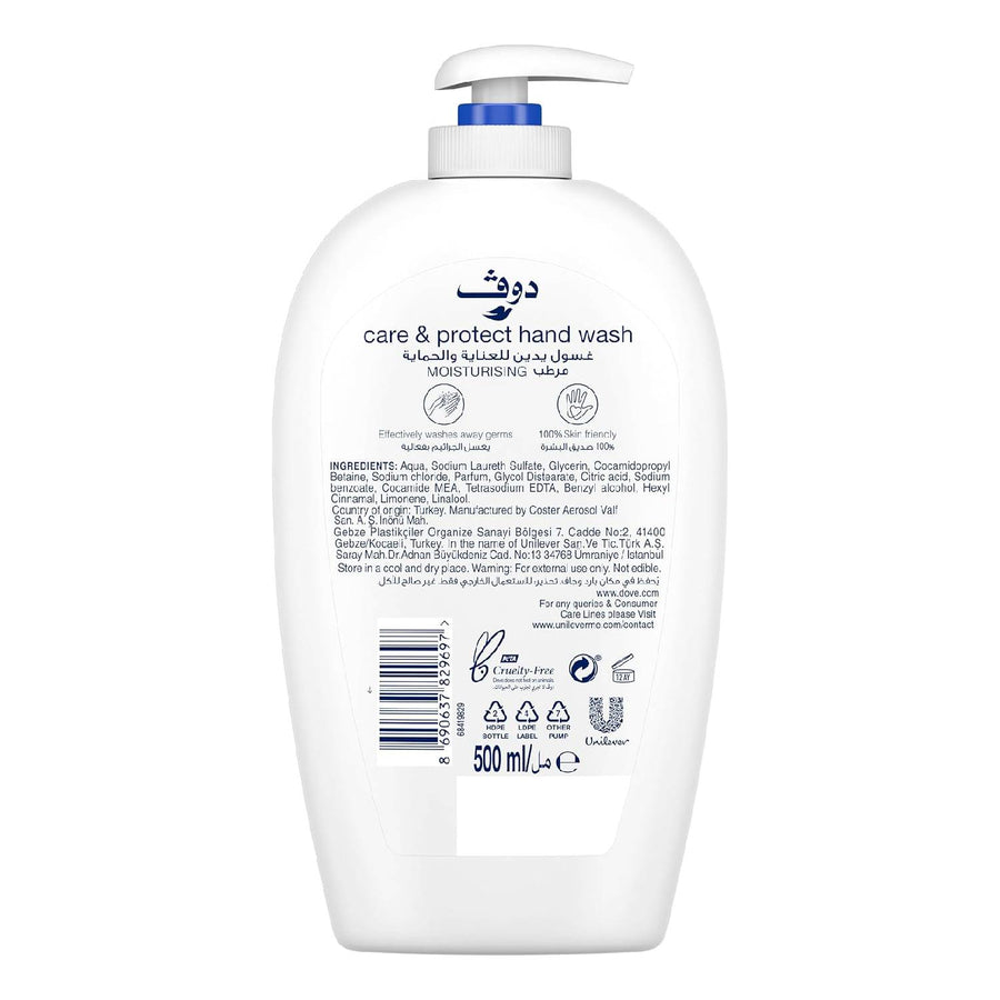 Dove Deeply Nourishing Handwash Made with ¼ moisturizing cream for Soft Smooth hands 500ML