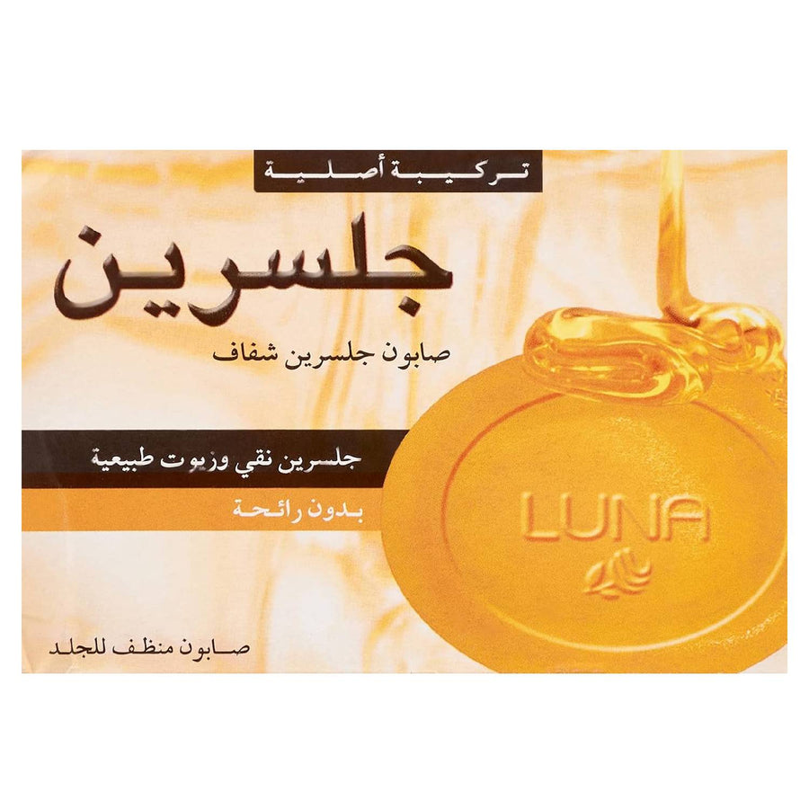 Luna glycerin transparent soap ,72 gm