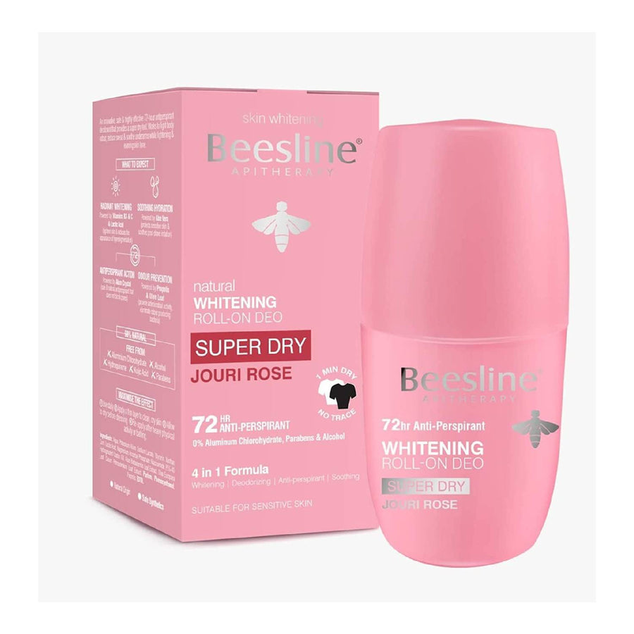 Beesline Whitening Roll On Deo Super Dry Jouri Rose, 50ml