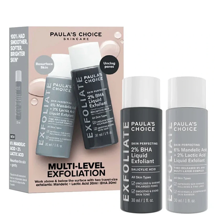 Multi-level exfoliation kit
