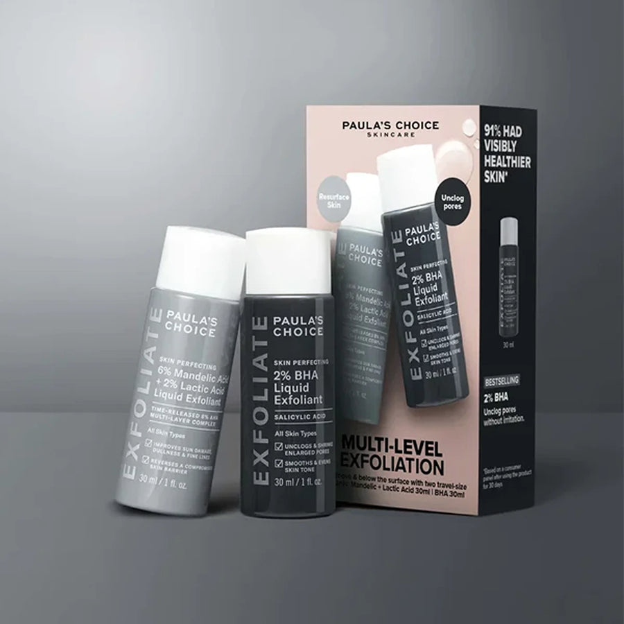 Multi-level exfoliation kit