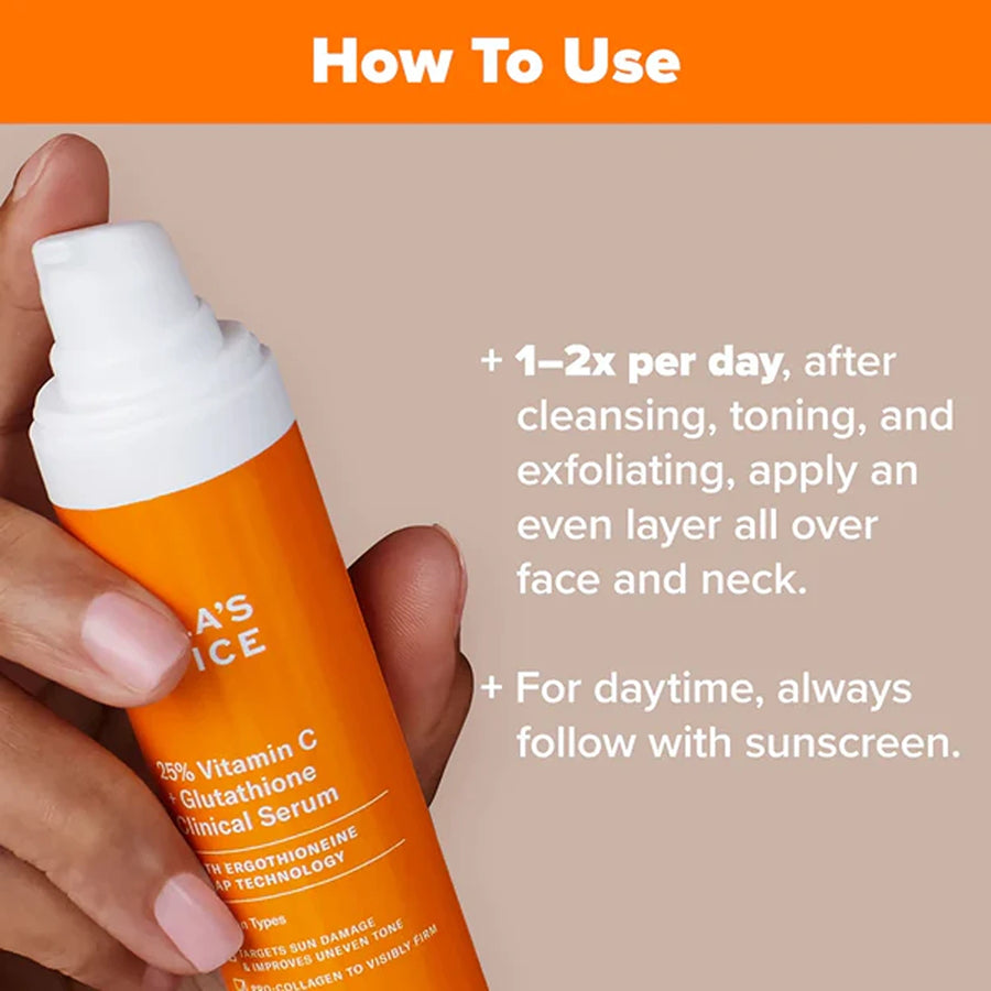 25% vitamin c + glutathione serum