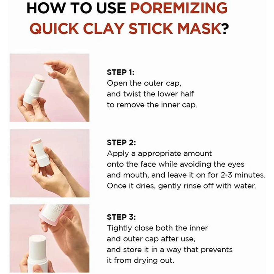 Poremizing quick clay stick mask 27g