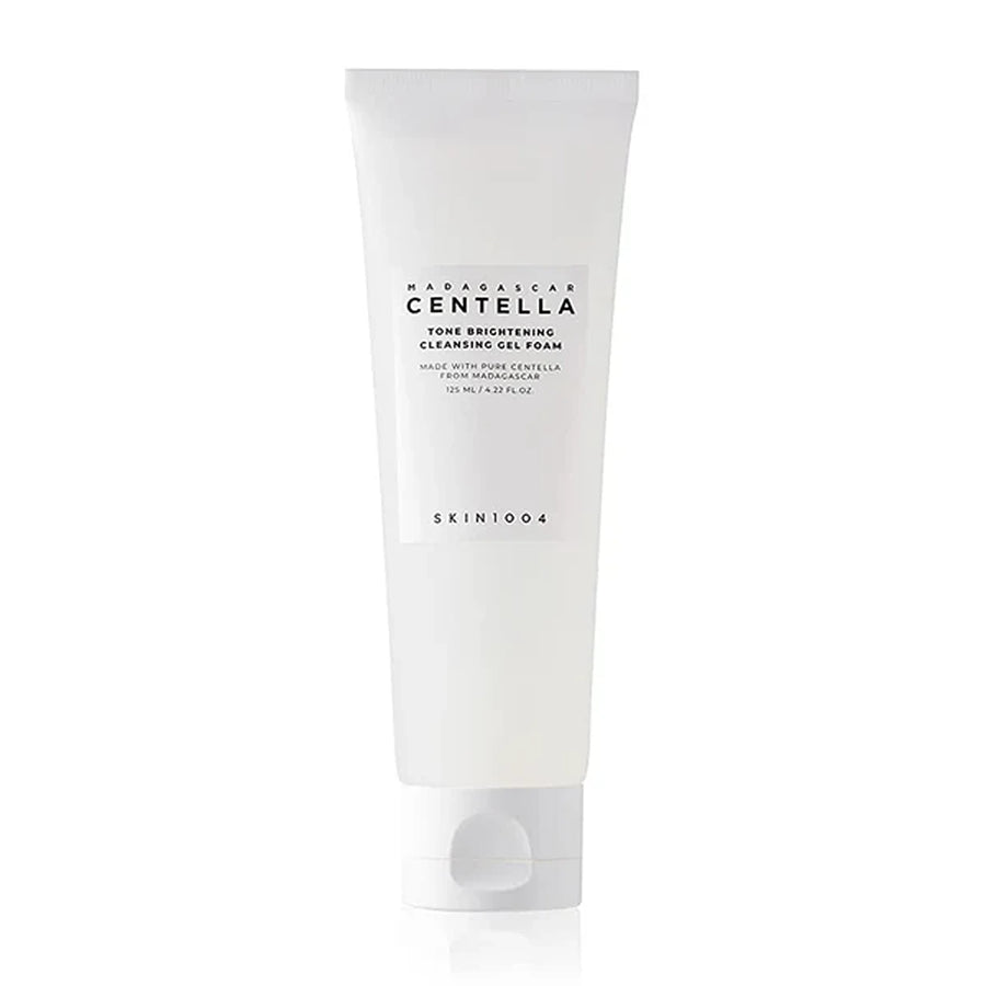Tone brightening cleansing gel foam