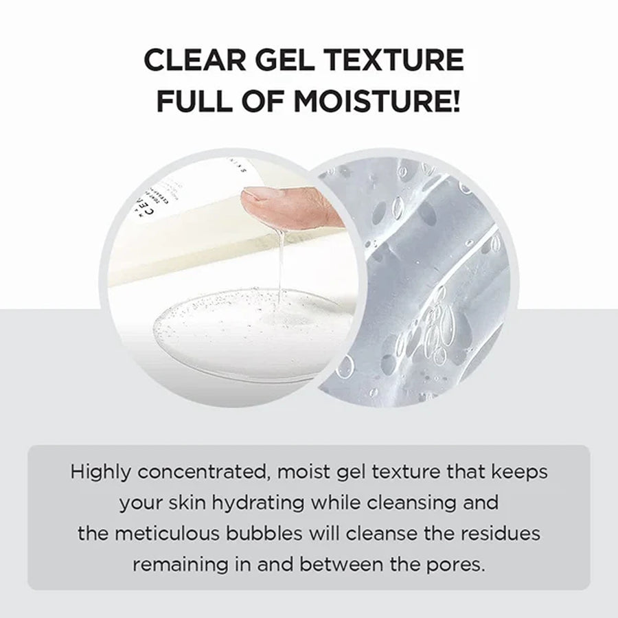 Tone brightening cleansing gel foam