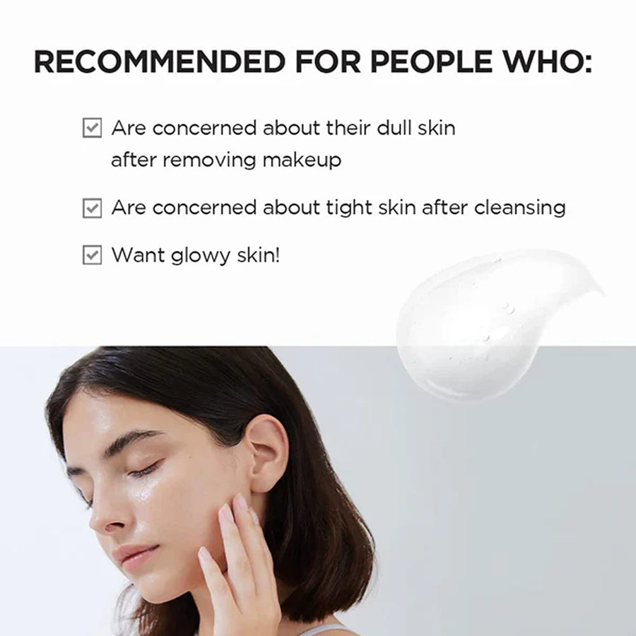 Tone brightening cleansing gel foam