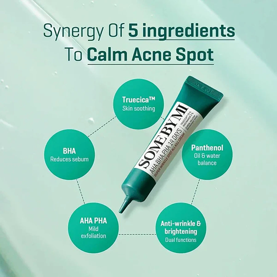 Aha, bha, pha 14 days super miracle spot all kill cream