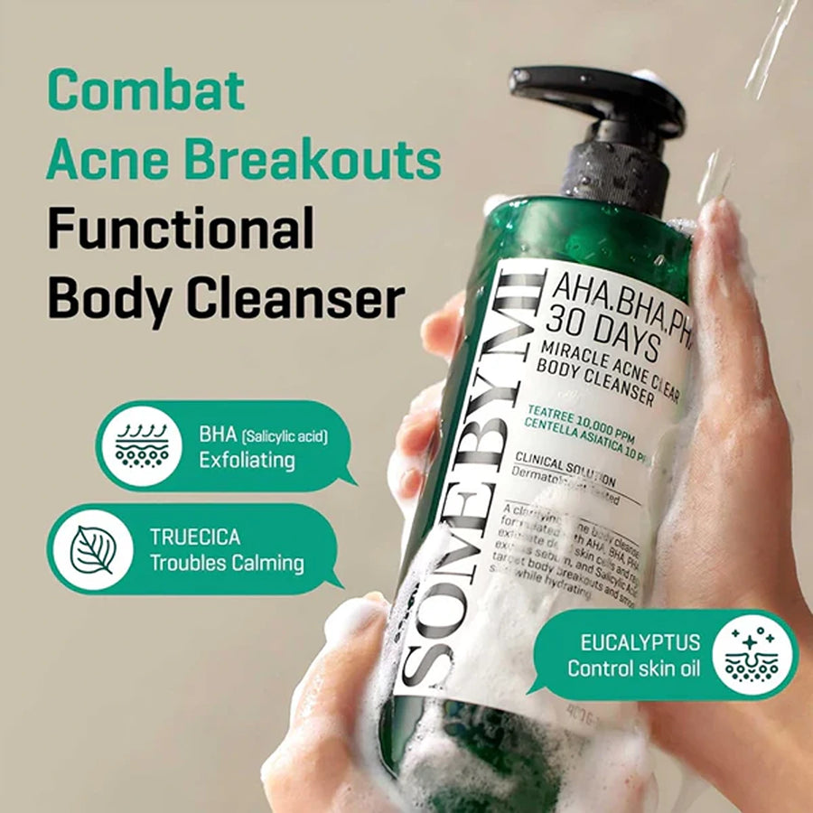 Aha bha pha 30 days miracle acne clear body wash