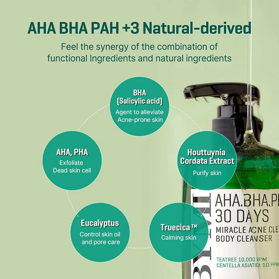 Aha bha pha 30 days miracle acne clear body wash