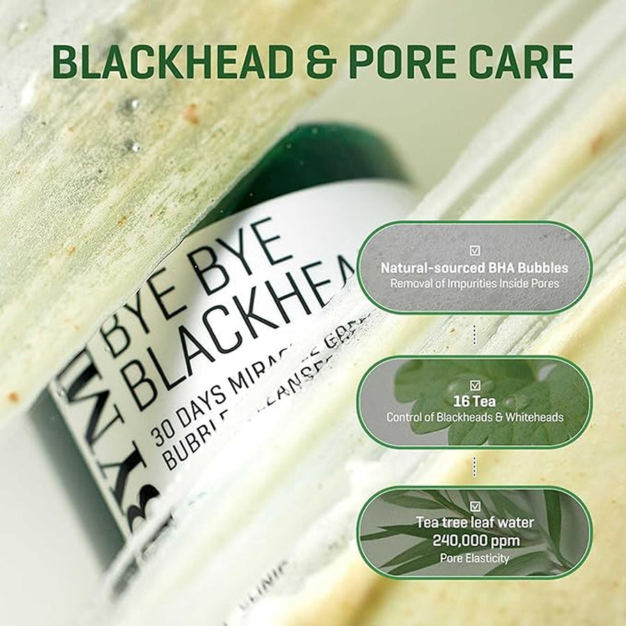 Bye bye blackhead 30 days miracle green tea tox bubble cleanser - 4.23 oz