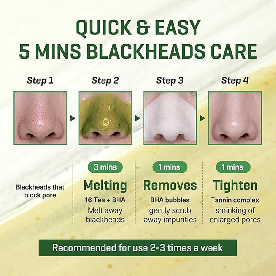 Bye bye blackhead 30 days miracle green tea tox bubble cleanser - 4.23 oz