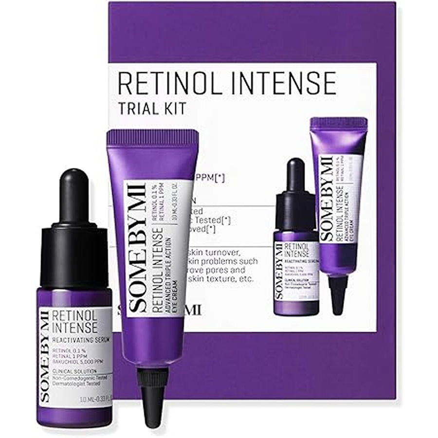 Retinol intense trial kit - serum and eye cream, 0.33oz
