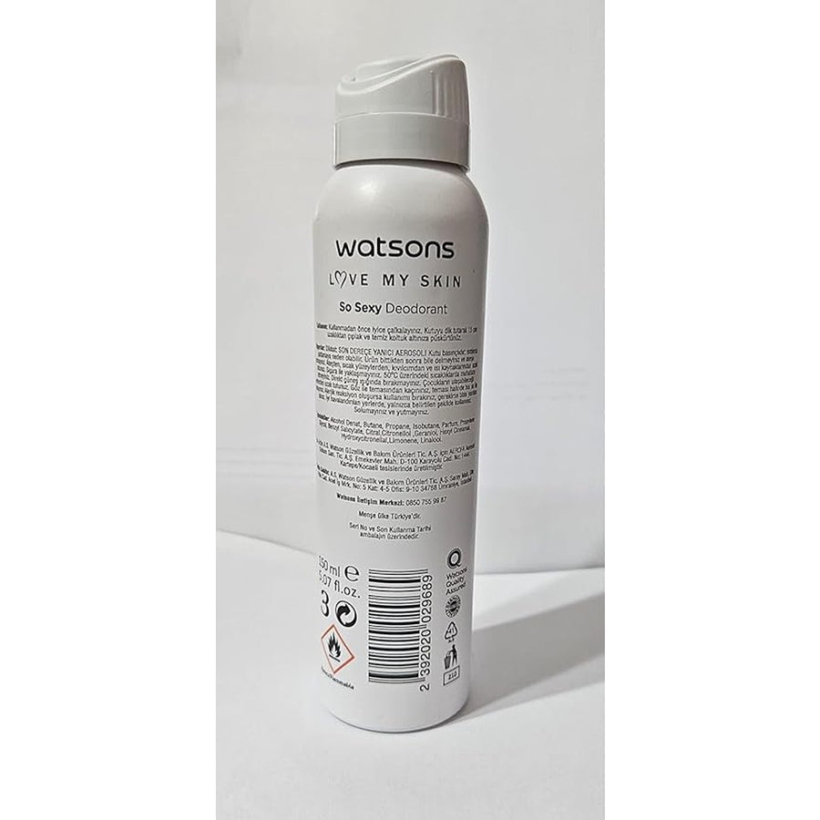 So sexy deodorant spray 150ml patchouli aerosol