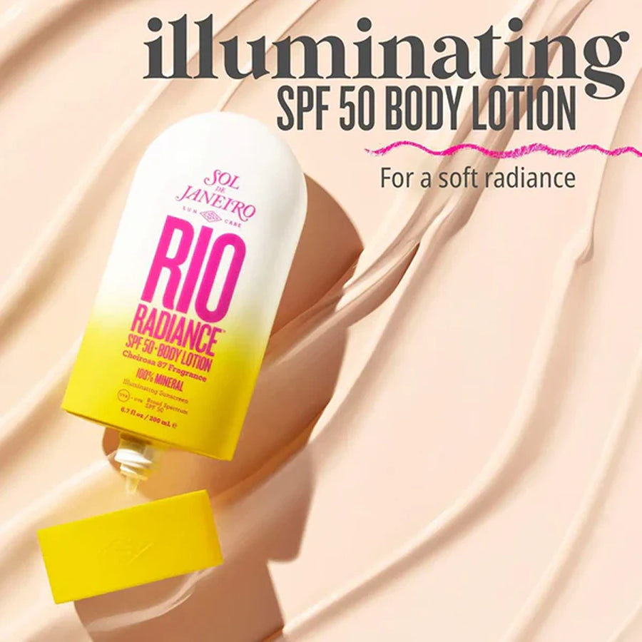 Radiance™ spf 50 mineral body lotion sunscreen with niacinamide