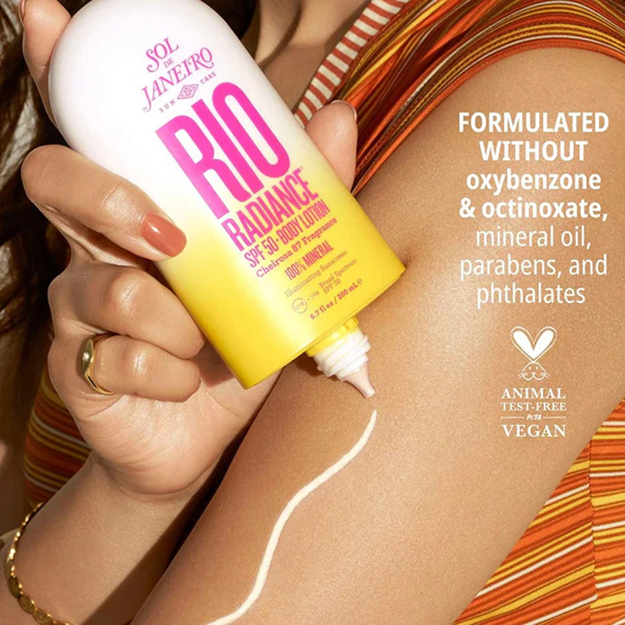 Radiance™ spf 50 mineral body lotion sunscreen with niacinamide