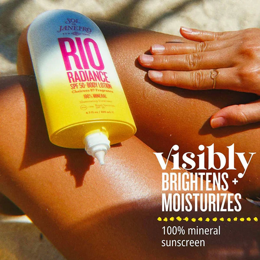 Radiance™ spf 50 mineral body lotion sunscreen with niacinamide