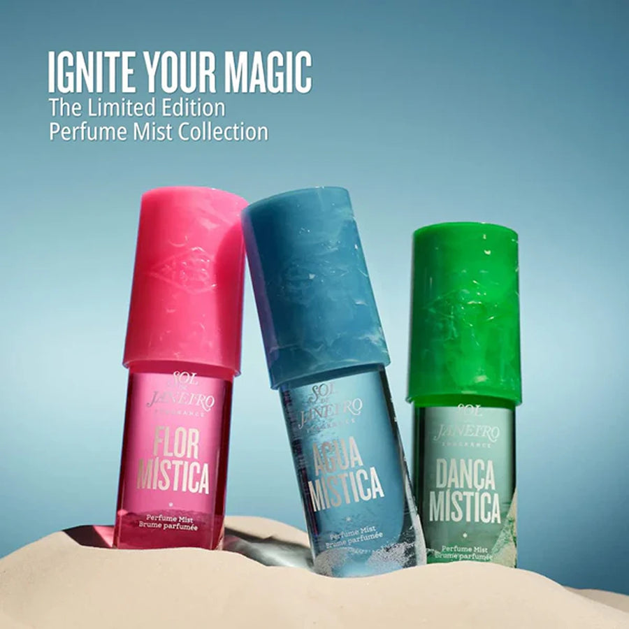 Água mã­stica hair and body fragrance mist