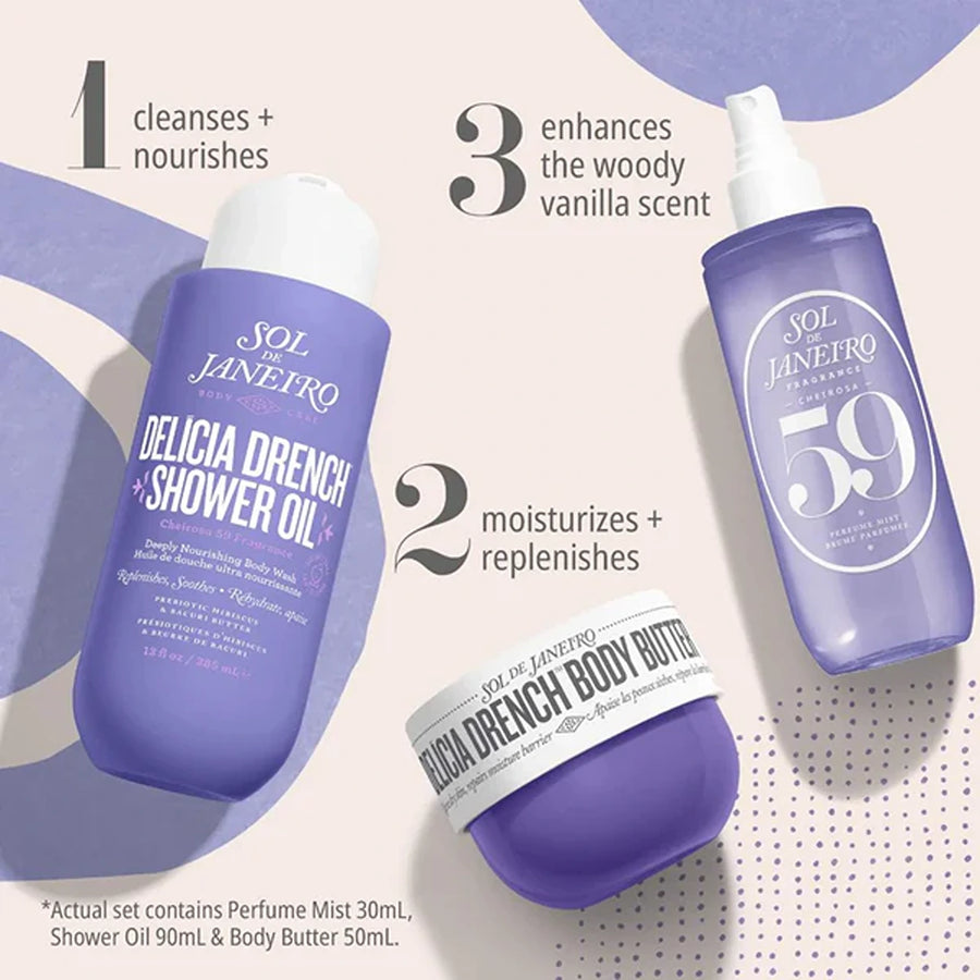 Delã­cia drench™ jet set