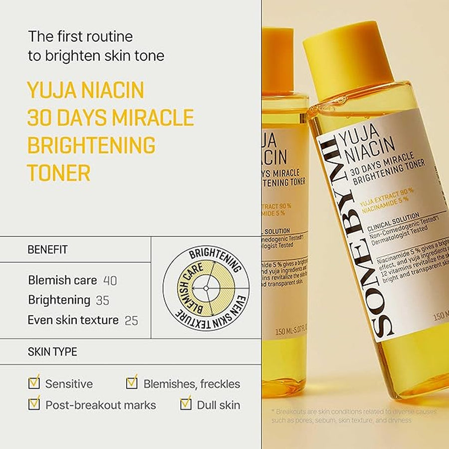 Yuja niacin 30 days miracle brightening toner 150ml