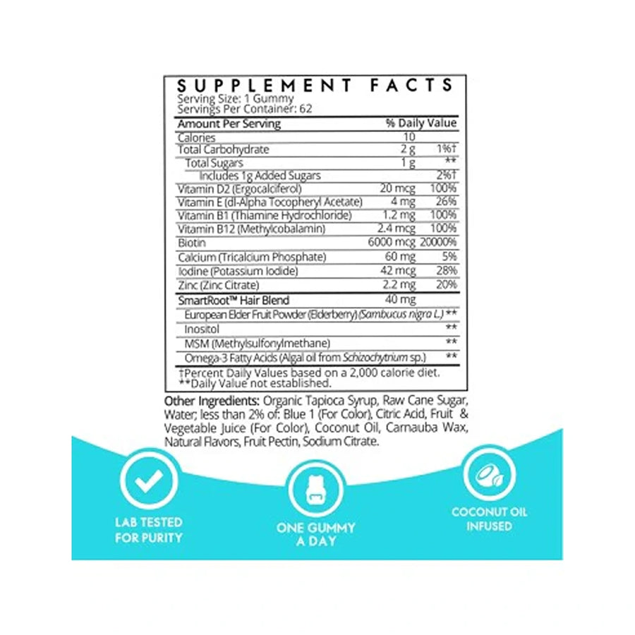 Hair vitamins - 62 gummies