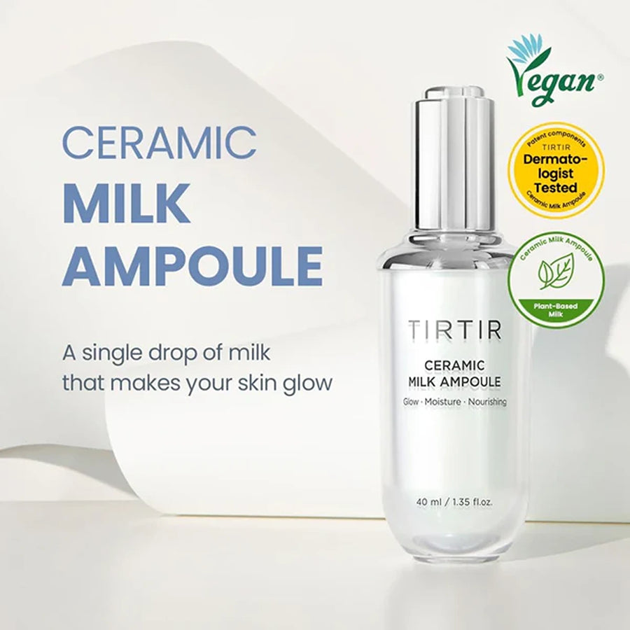 Ceramic milk ampoule