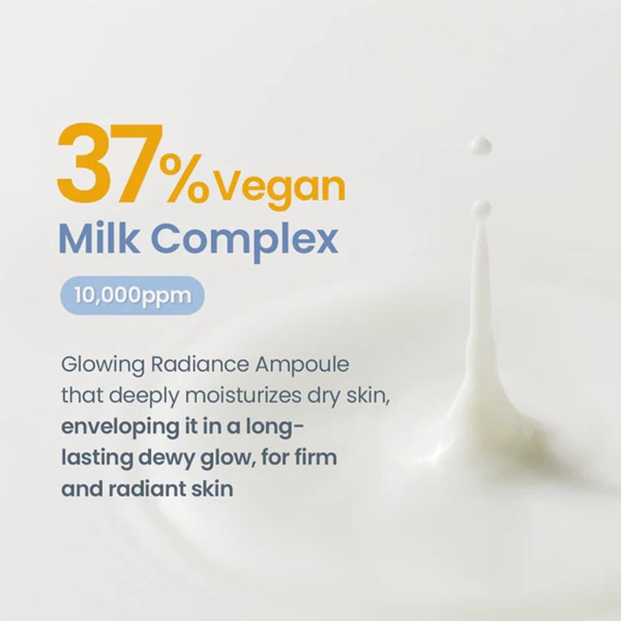 Ceramic milk ampoule