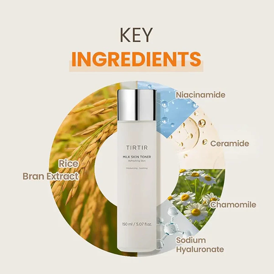 Milk skin rice toner