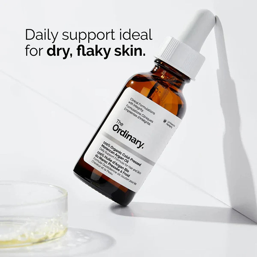 100% organic cold-pressed moroccan argan oil