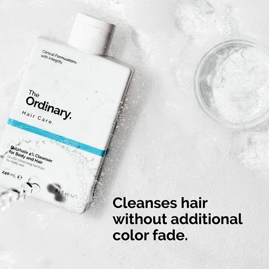 4% sulphate cleanser for body and hair