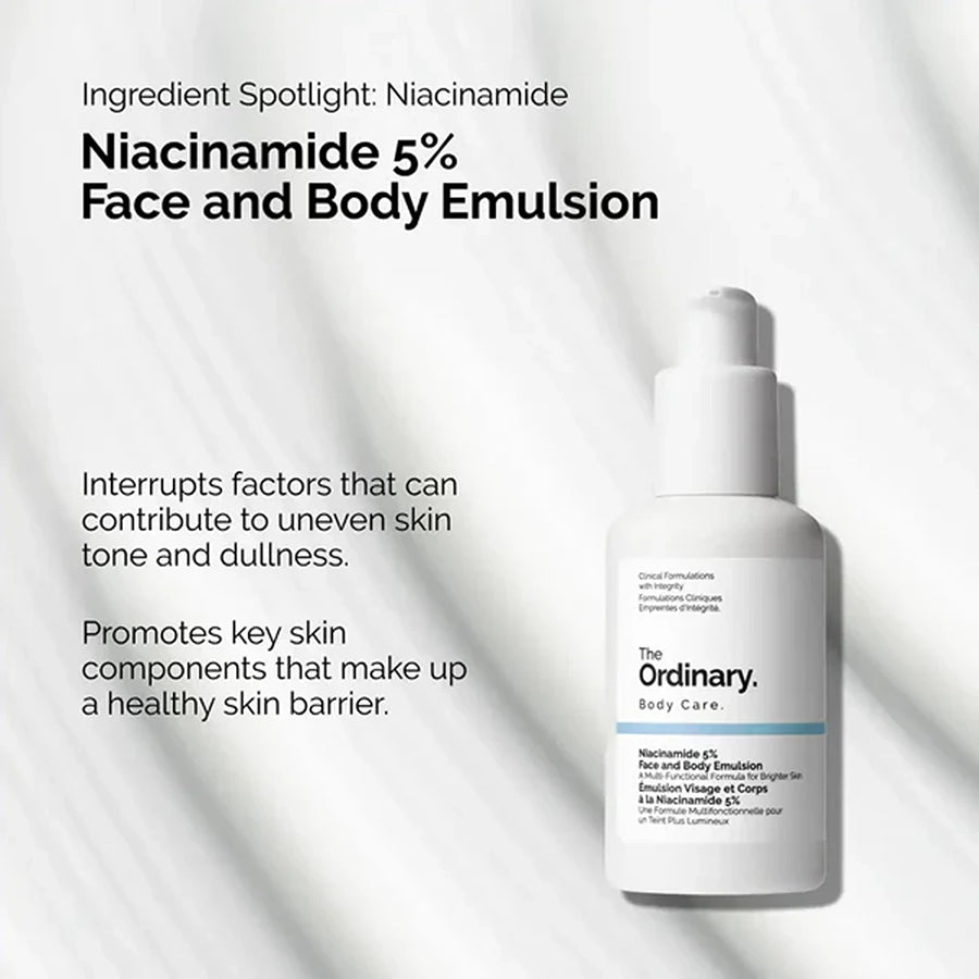 Niacinamide 5% face and body emulsion