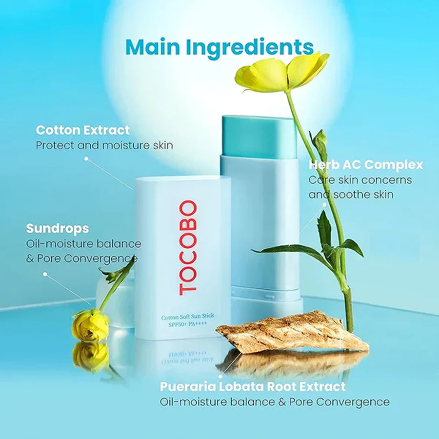 Cotton soft sun stick spf50+ pa++++