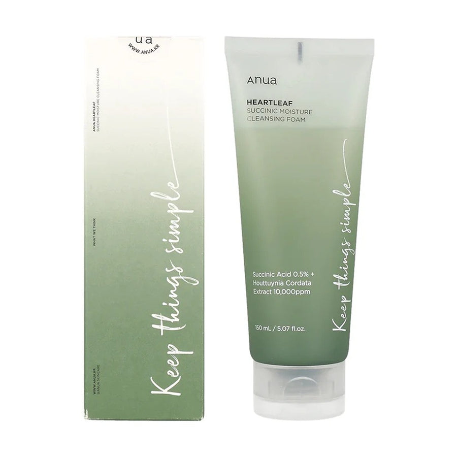Anua Heartleaf Succinic Moisture Cleansing Foam (150ml)